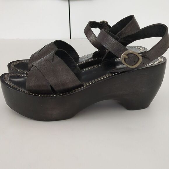 Caleen Cordero wooden platform sandals/clogs - Picture 2 of 11